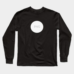 Tipography png Long Sleeve T-Shirt